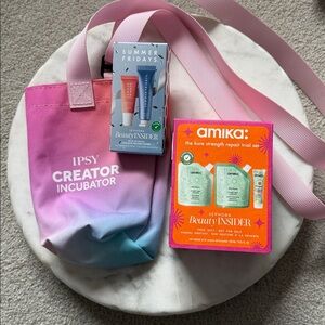 NIB 2 Sephora Birthday Gifts 2025 - Amika & Summer Fridays + Bonus IPSY Bag